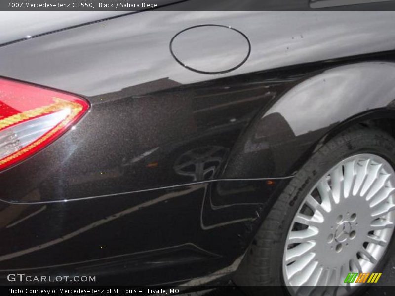 Black / Sahara Biege 2007 Mercedes-Benz CL 550