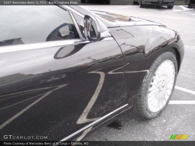 Black / Sahara Biege 2007 Mercedes-Benz CL 550