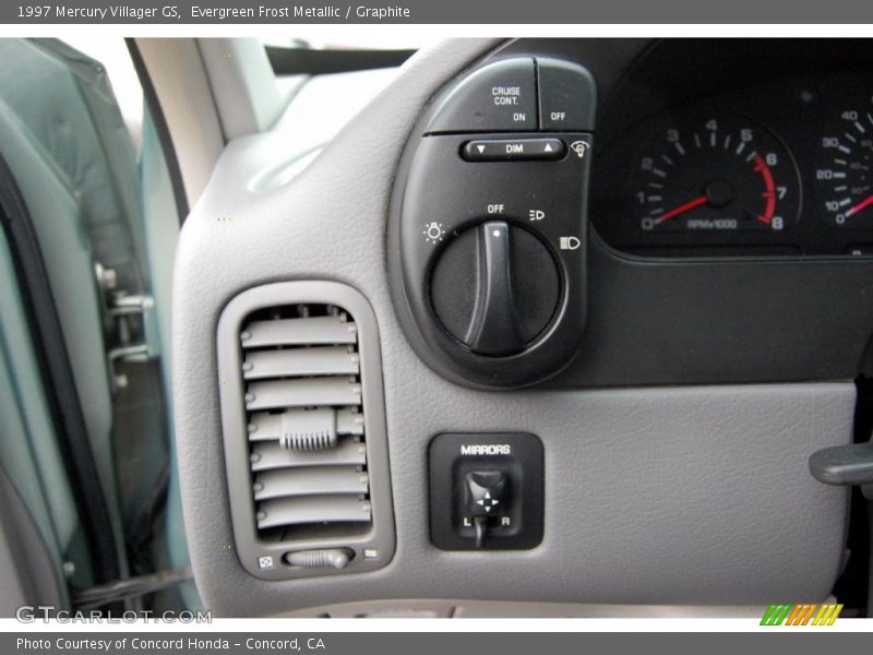 Evergreen Frost Metallic / Graphite 1997 Mercury Villager GS