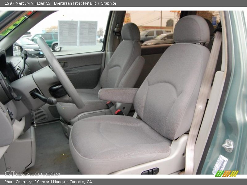 Evergreen Frost Metallic / Graphite 1997 Mercury Villager GS