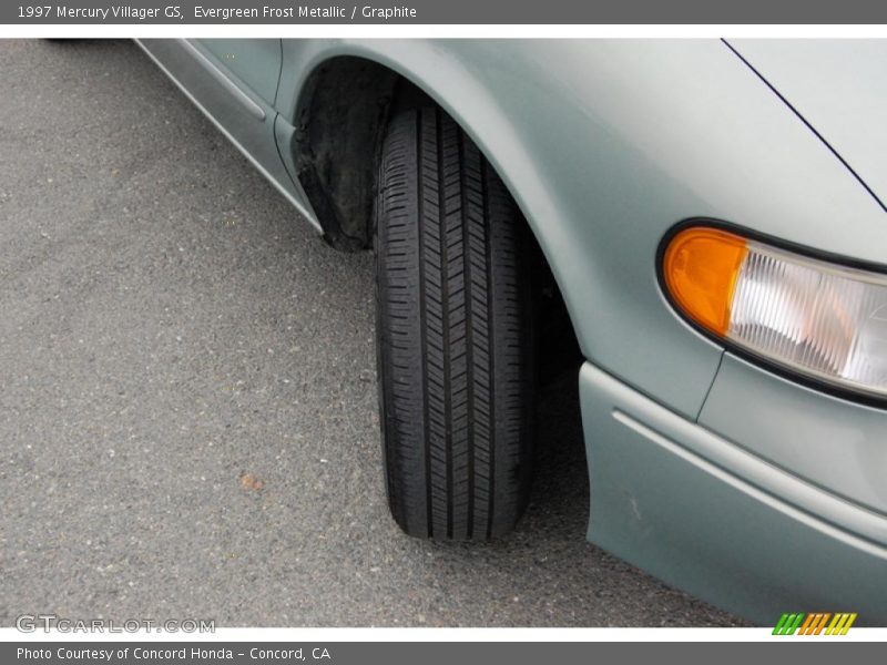 Evergreen Frost Metallic / Graphite 1997 Mercury Villager GS