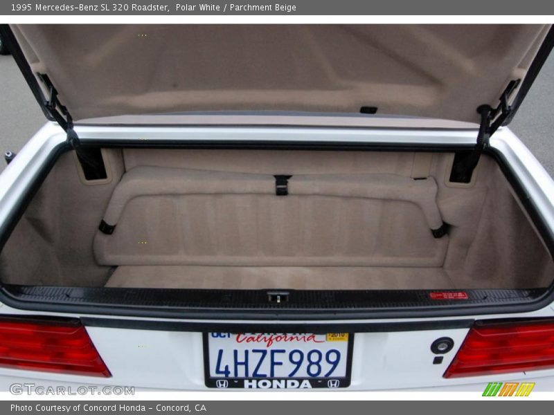 Polar White / Parchment Beige 1995 Mercedes-Benz SL 320 Roadster