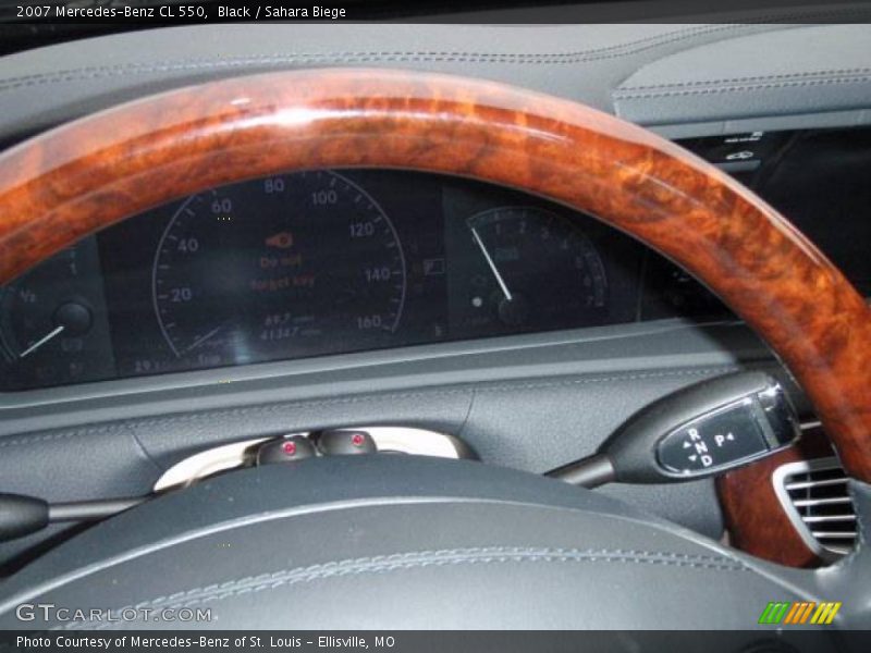 Black / Sahara Biege 2007 Mercedes-Benz CL 550