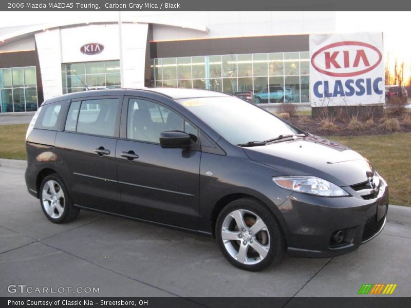 Carbon Gray Mica / Black 2006 Mazda MAZDA5 Touring