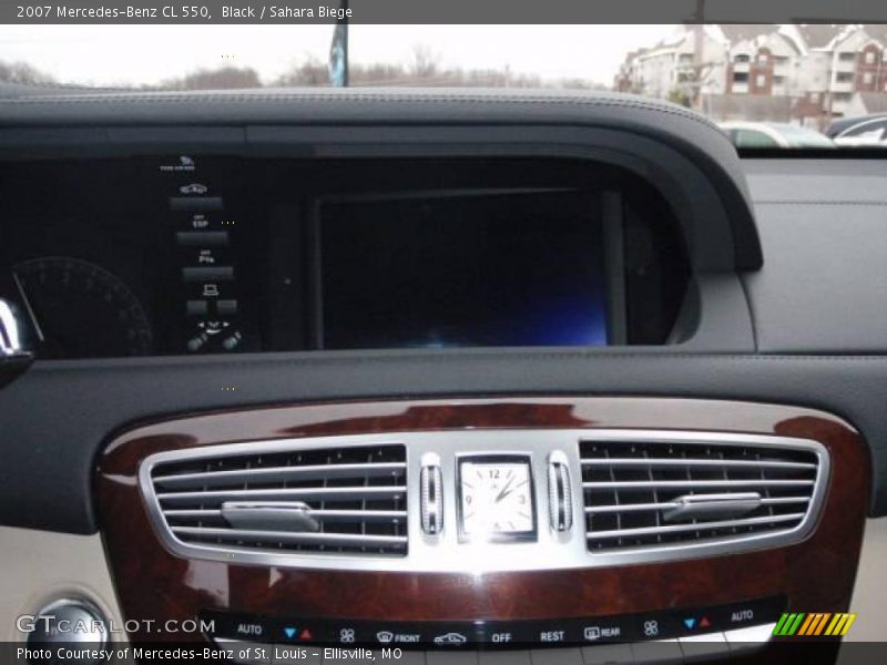 Black / Sahara Biege 2007 Mercedes-Benz CL 550