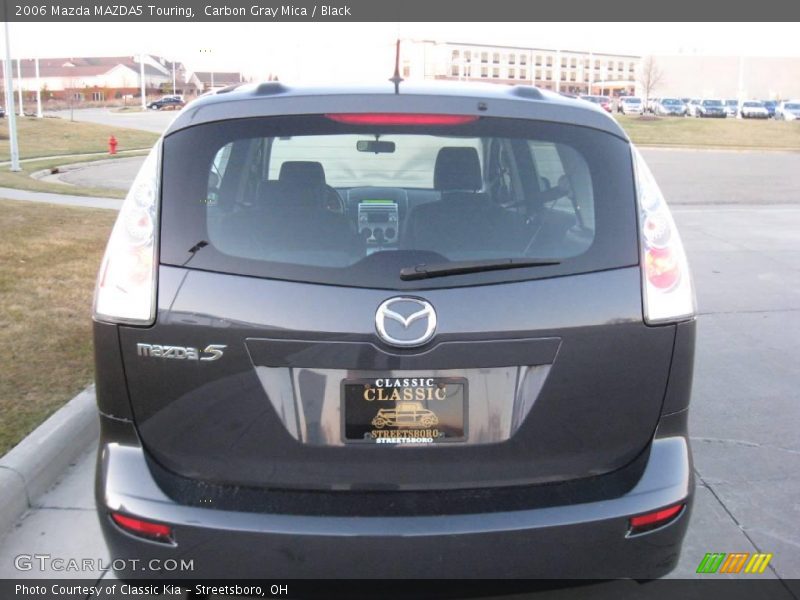 Carbon Gray Mica / Black 2006 Mazda MAZDA5 Touring