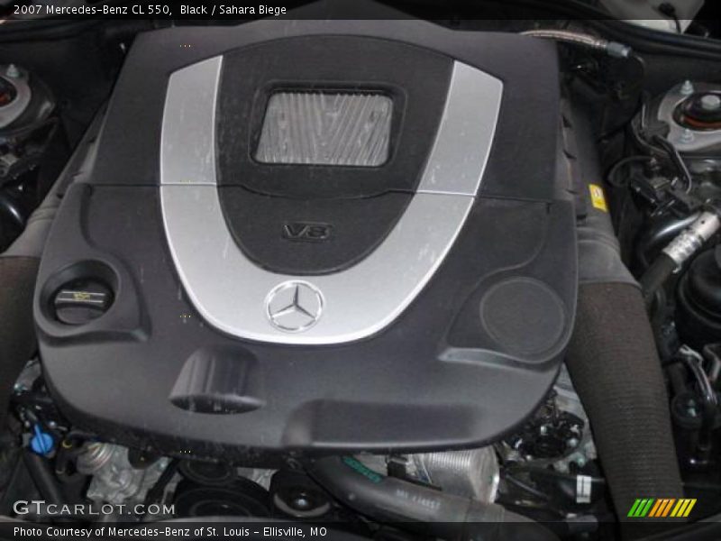 Black / Sahara Biege 2007 Mercedes-Benz CL 550