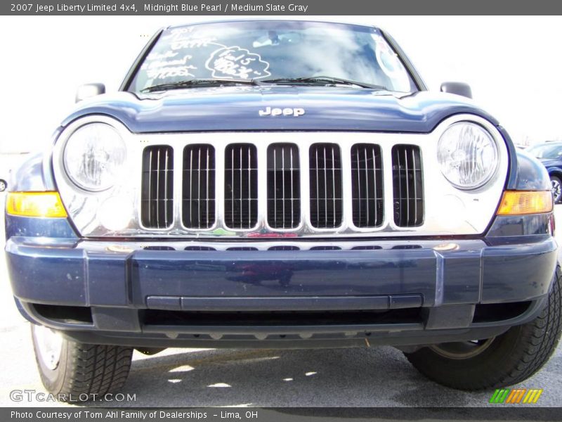 Midnight Blue Pearl / Medium Slate Gray 2007 Jeep Liberty Limited 4x4