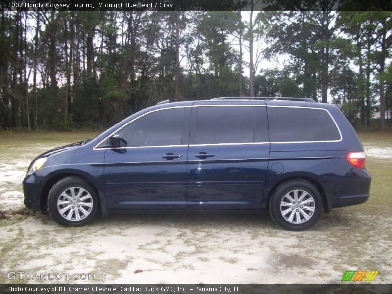 Midnight Blue Pearl / Gray 2007 Honda Odyssey Touring