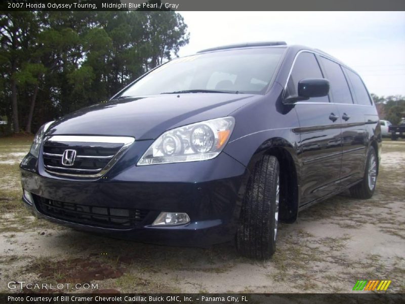 Midnight Blue Pearl / Gray 2007 Honda Odyssey Touring