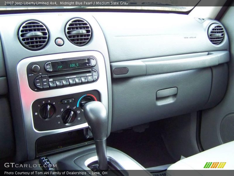Midnight Blue Pearl / Medium Slate Gray 2007 Jeep Liberty Limited 4x4