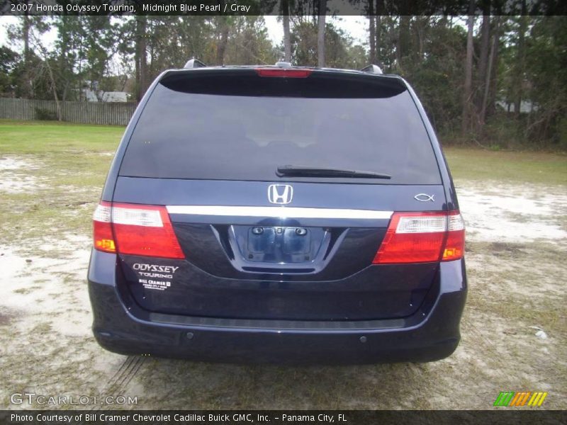 Midnight Blue Pearl / Gray 2007 Honda Odyssey Touring