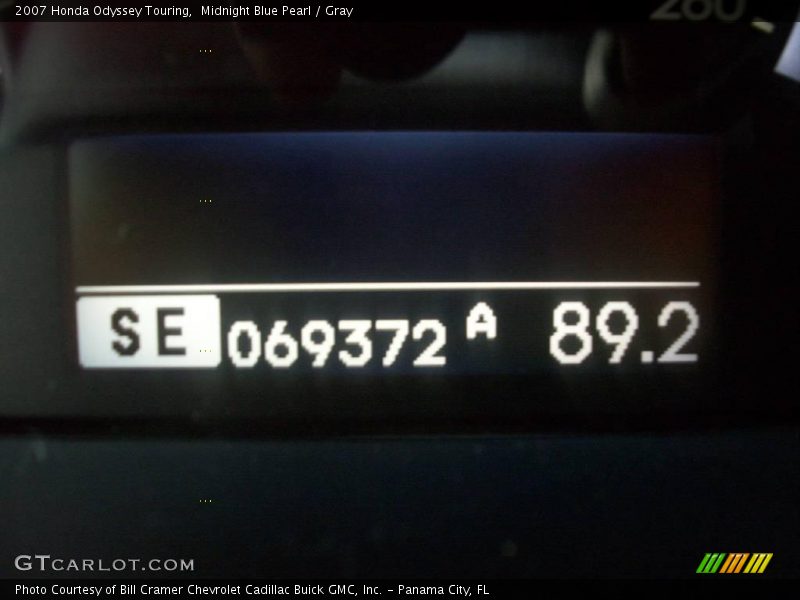 Midnight Blue Pearl / Gray 2007 Honda Odyssey Touring
