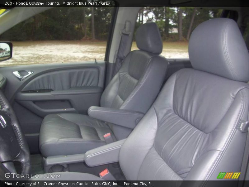 Midnight Blue Pearl / Gray 2007 Honda Odyssey Touring