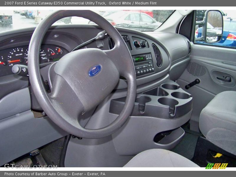 Oxford White / Medium Flint 2007 Ford E Series Cutaway E350 Commercial Utility Truck