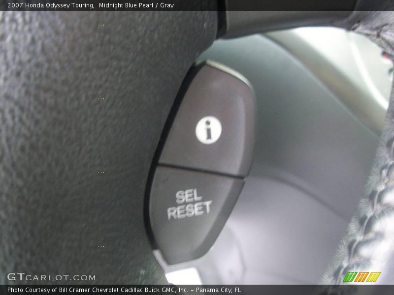 Midnight Blue Pearl / Gray 2007 Honda Odyssey Touring