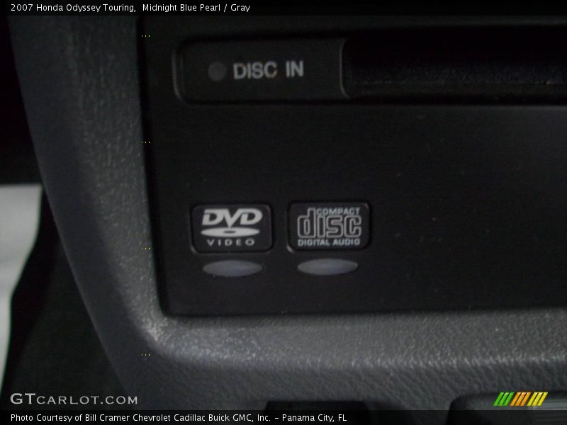 Midnight Blue Pearl / Gray 2007 Honda Odyssey Touring