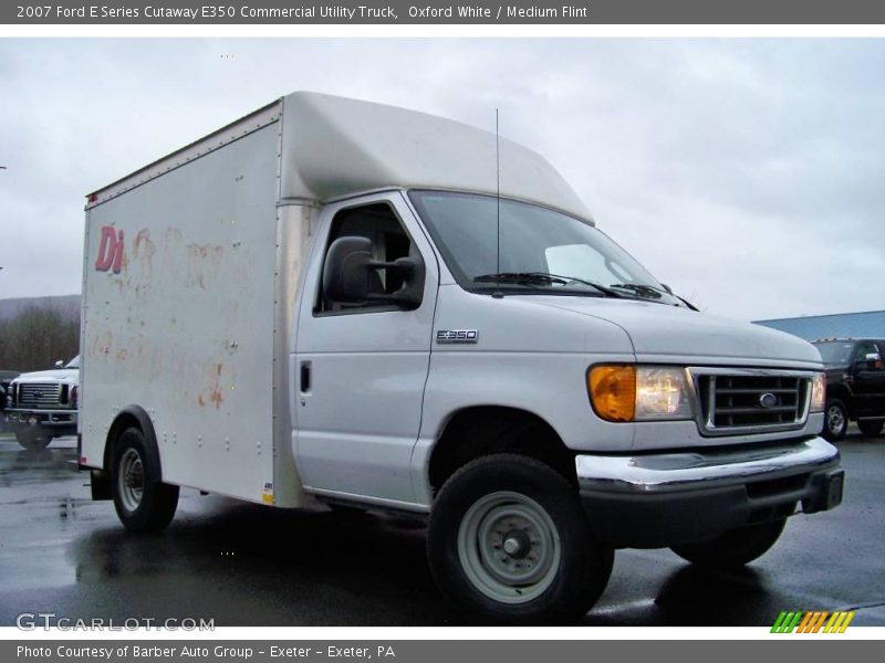 Oxford White / Medium Flint 2007 Ford E Series Cutaway E350 Commercial Utility Truck