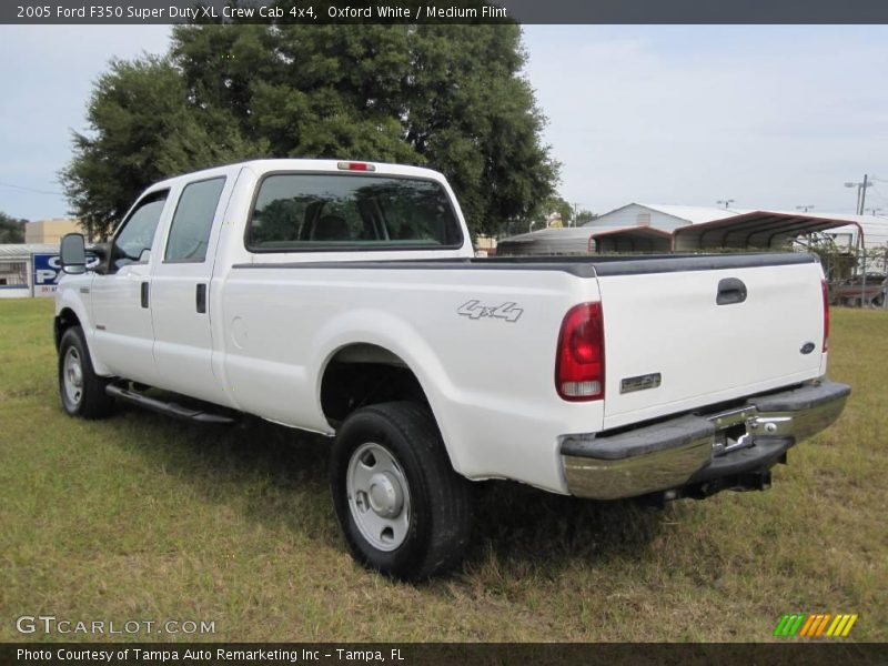 Oxford White / Medium Flint 2005 Ford F350 Super Duty XL Crew Cab 4x4