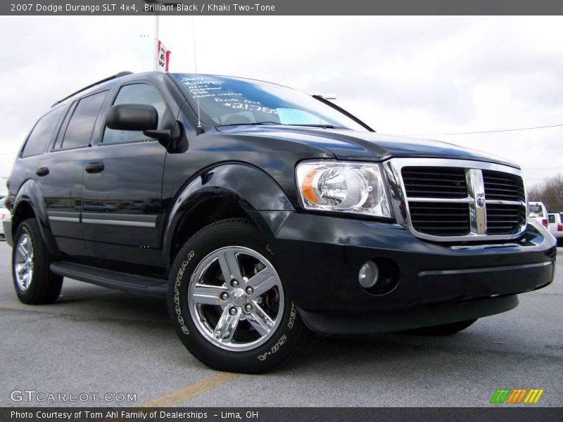Brilliant Black / Khaki Two-Tone 2007 Dodge Durango SLT 4x4