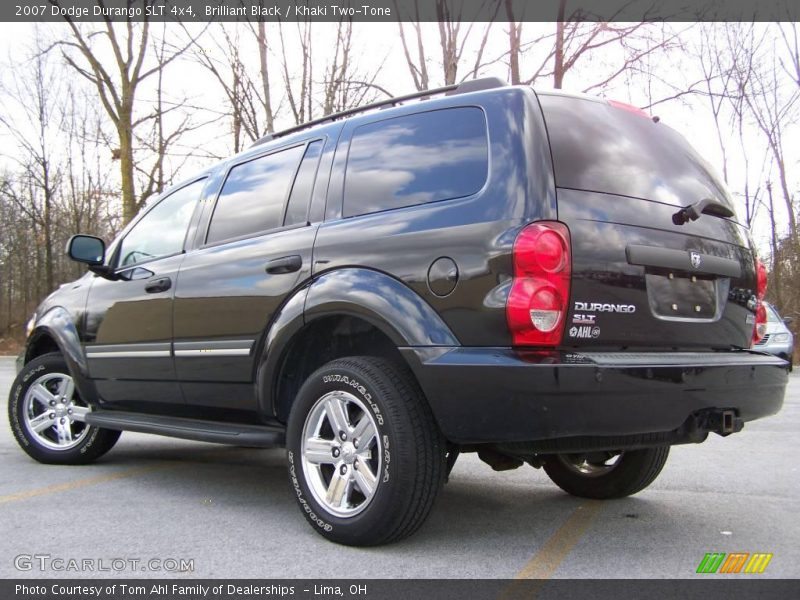 Brilliant Black / Khaki Two-Tone 2007 Dodge Durango SLT 4x4