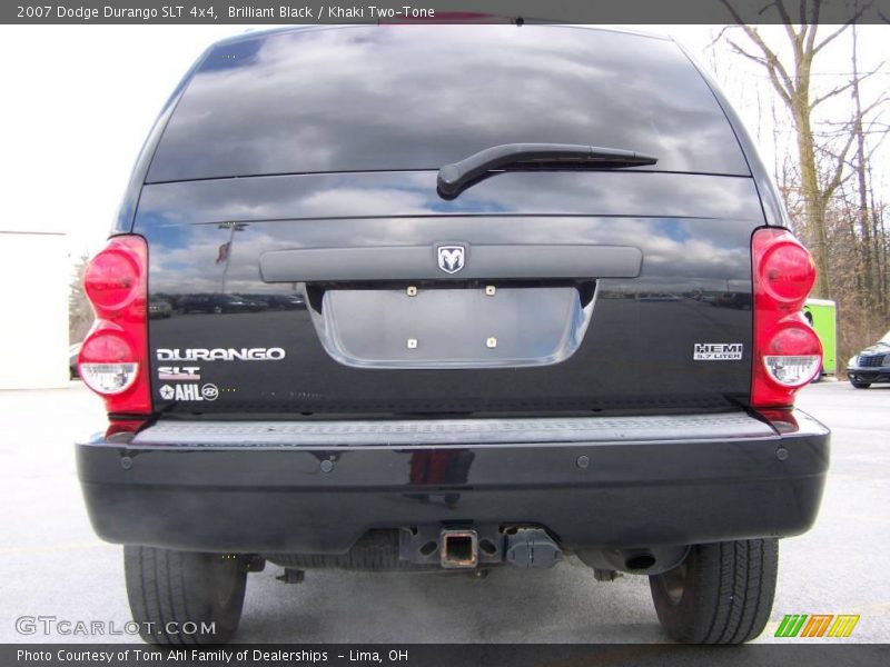 Brilliant Black / Khaki Two-Tone 2007 Dodge Durango SLT 4x4