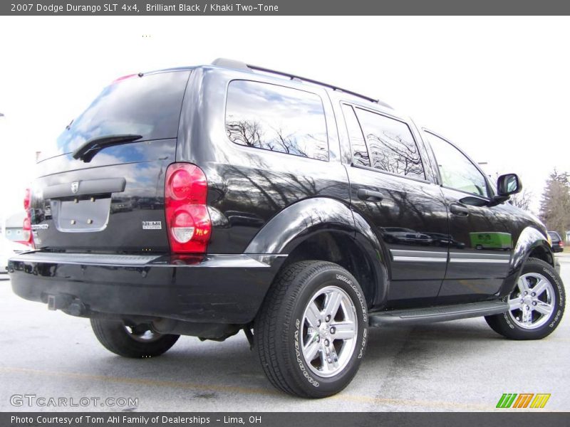 Brilliant Black / Khaki Two-Tone 2007 Dodge Durango SLT 4x4
