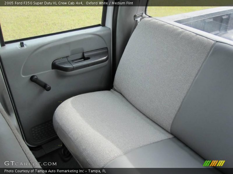 Oxford White / Medium Flint 2005 Ford F350 Super Duty XL Crew Cab 4x4