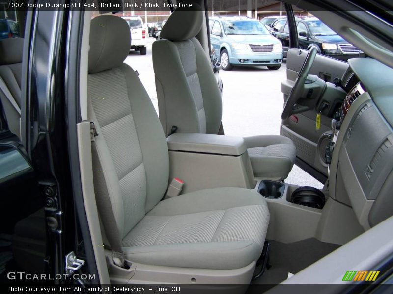 Brilliant Black / Khaki Two-Tone 2007 Dodge Durango SLT 4x4