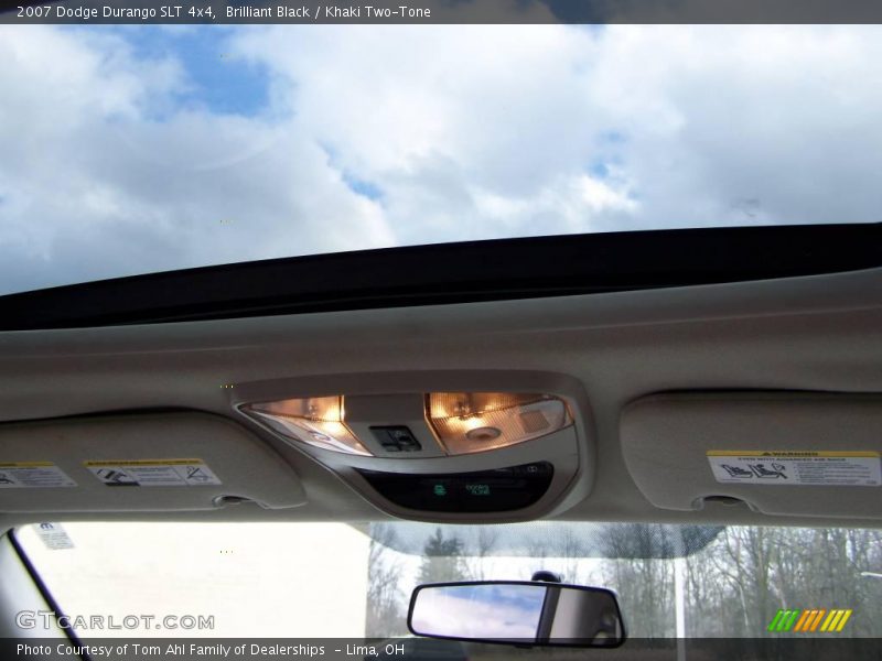 Brilliant Black / Khaki Two-Tone 2007 Dodge Durango SLT 4x4