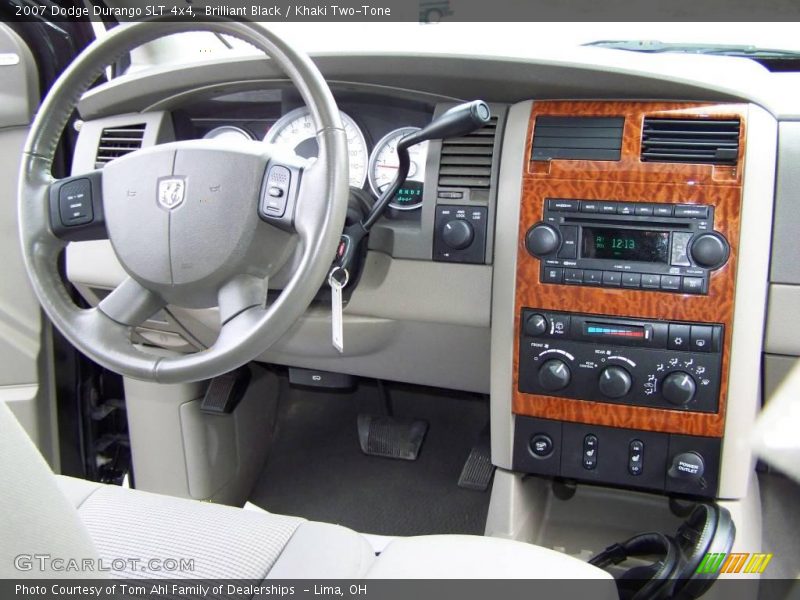 Brilliant Black / Khaki Two-Tone 2007 Dodge Durango SLT 4x4