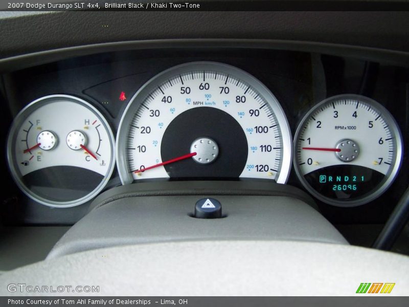 Brilliant Black / Khaki Two-Tone 2007 Dodge Durango SLT 4x4