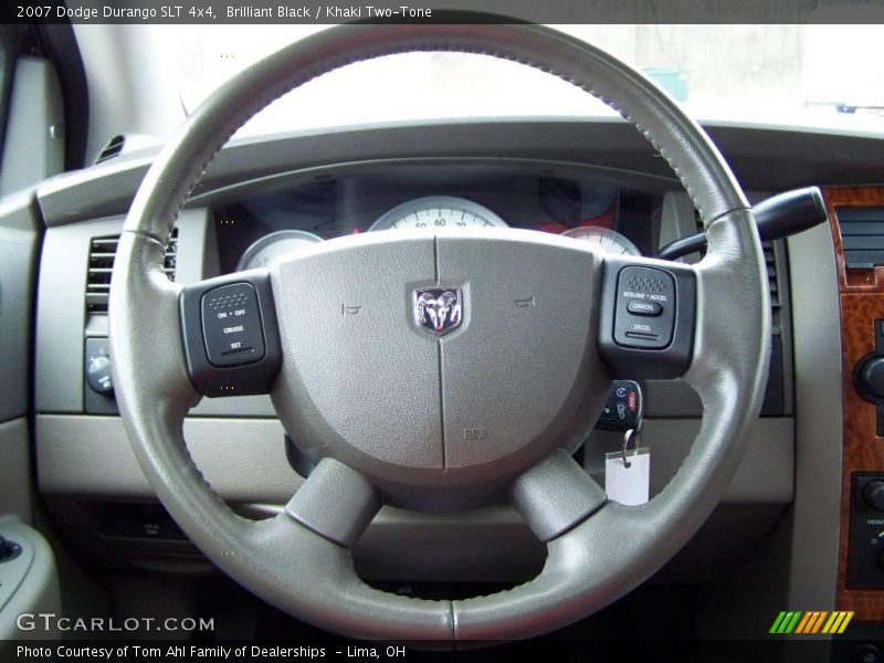 Brilliant Black / Khaki Two-Tone 2007 Dodge Durango SLT 4x4