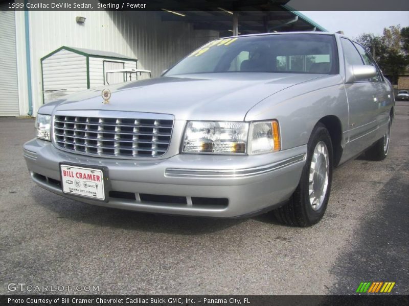 Sterling / Pewter 1999 Cadillac DeVille Sedan