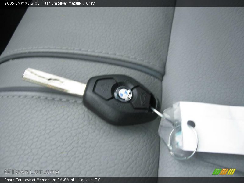 Titanium Silver Metallic / Grey 2005 BMW X3 3.0i