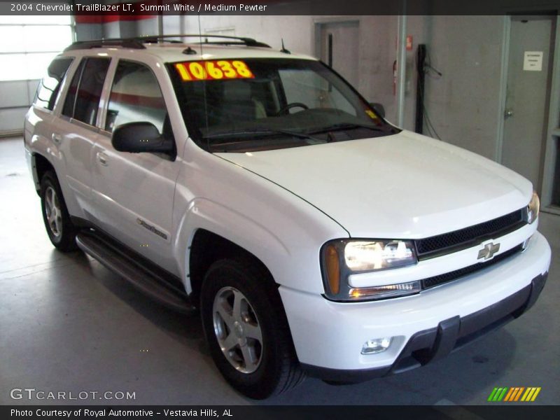 Summit White / Medium Pewter 2004 Chevrolet TrailBlazer LT