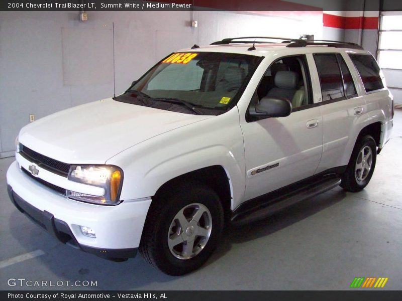 Summit White / Medium Pewter 2004 Chevrolet TrailBlazer LT