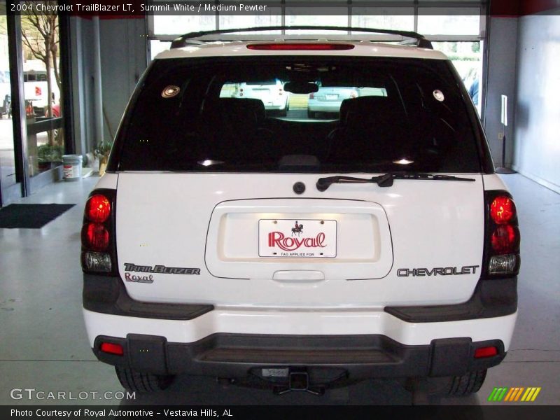 Summit White / Medium Pewter 2004 Chevrolet TrailBlazer LT