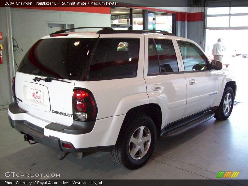 Summit White / Medium Pewter 2004 Chevrolet TrailBlazer LT