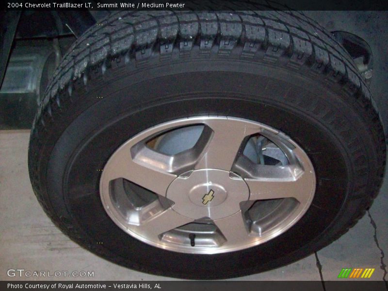 Summit White / Medium Pewter 2004 Chevrolet TrailBlazer LT