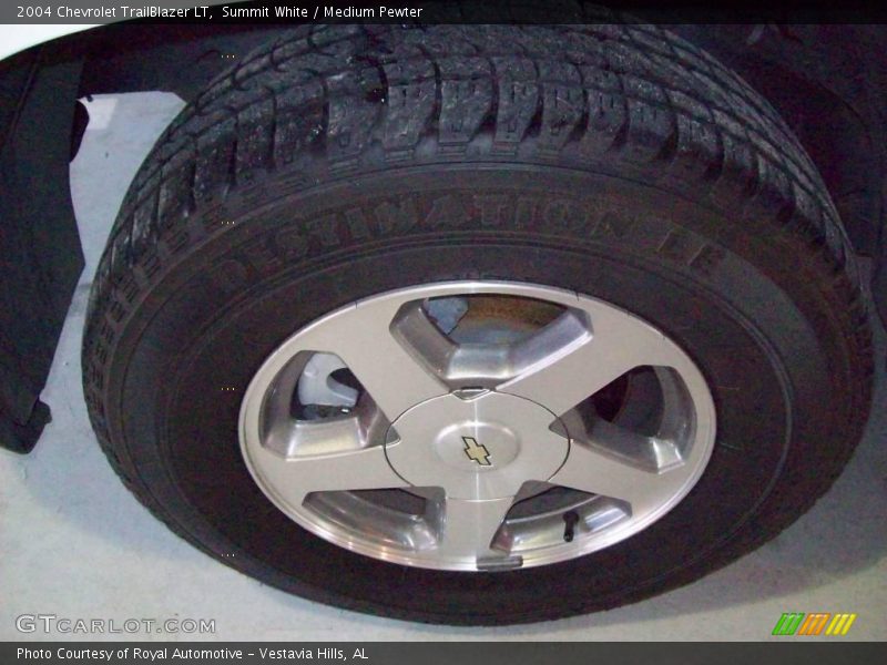 Summit White / Medium Pewter 2004 Chevrolet TrailBlazer LT