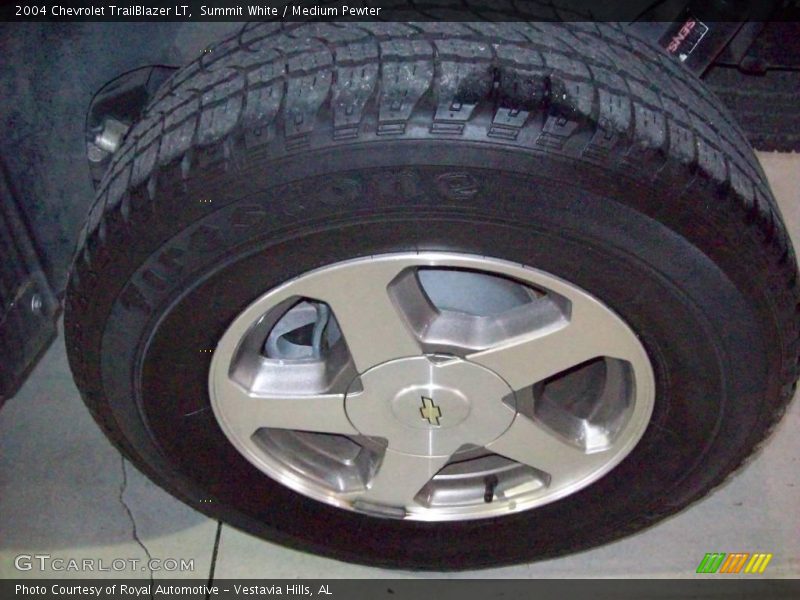 Summit White / Medium Pewter 2004 Chevrolet TrailBlazer LT