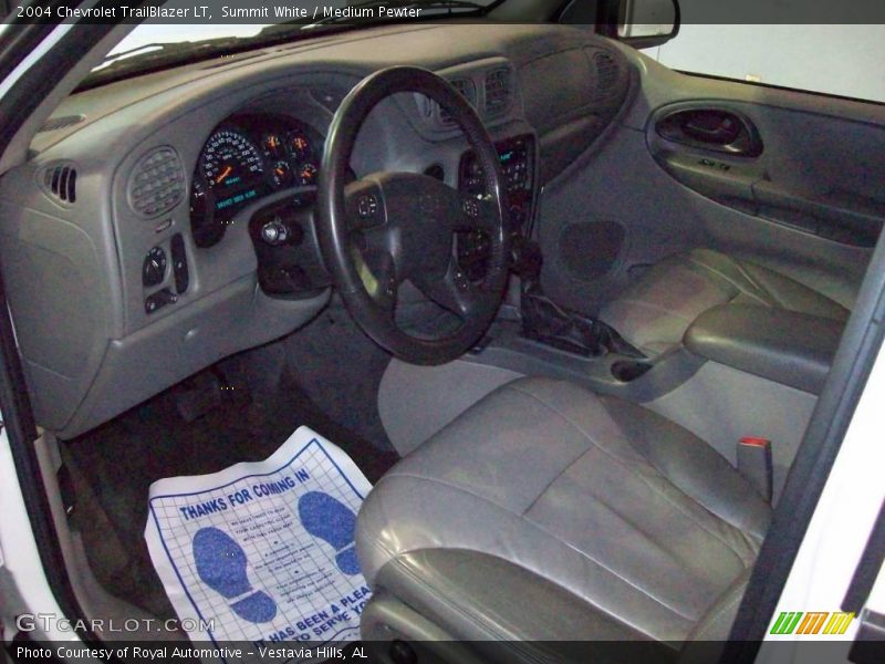 Summit White / Medium Pewter 2004 Chevrolet TrailBlazer LT