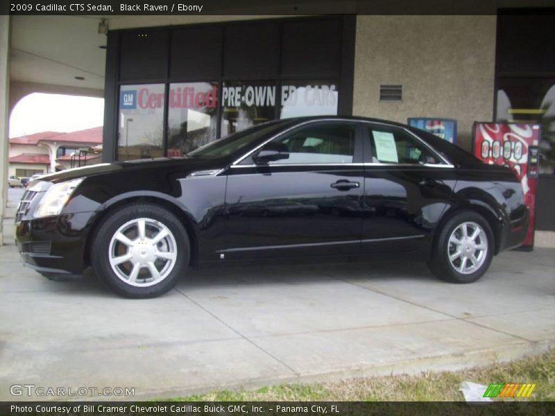 Black Raven / Ebony 2009 Cadillac CTS Sedan