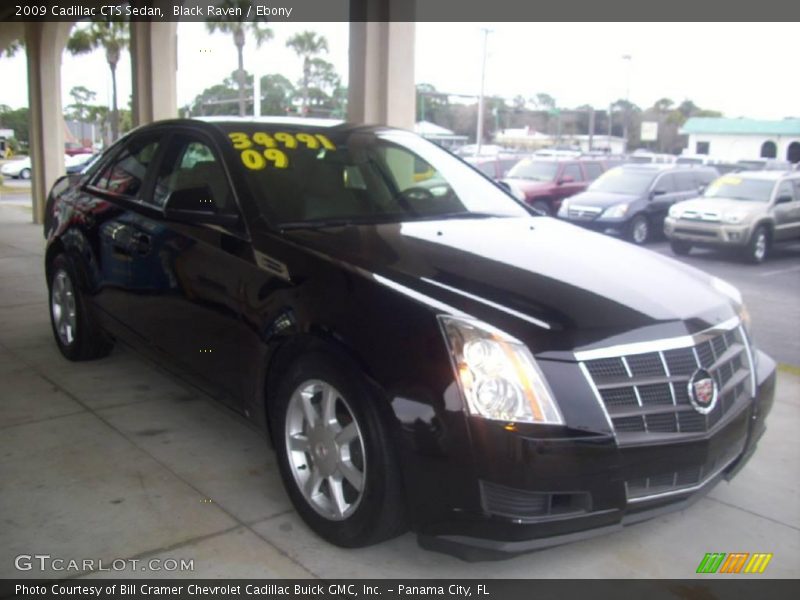 Black Raven / Ebony 2009 Cadillac CTS Sedan