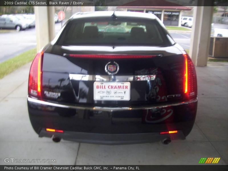 Black Raven / Ebony 2009 Cadillac CTS Sedan