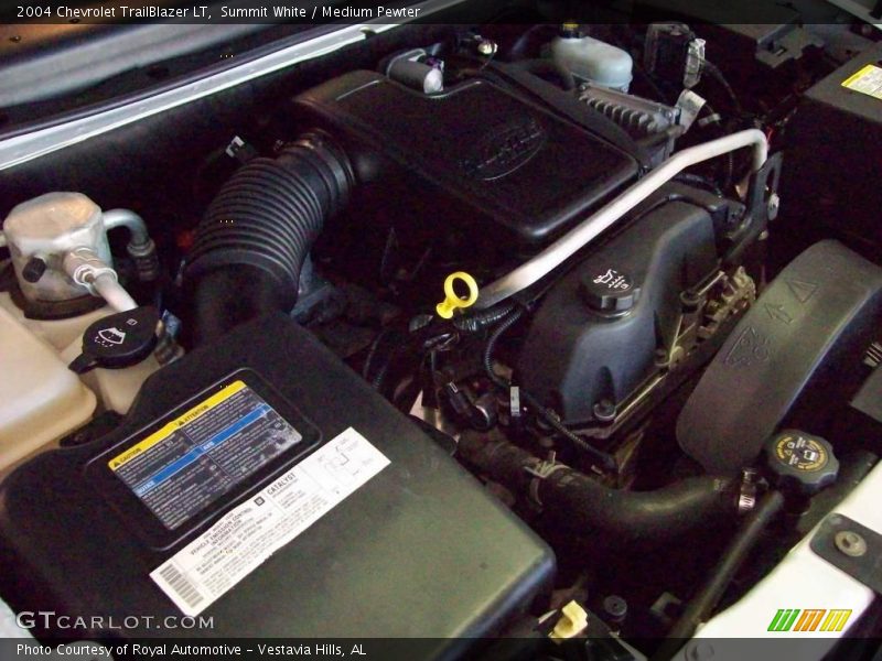 Summit White / Medium Pewter 2004 Chevrolet TrailBlazer LT
