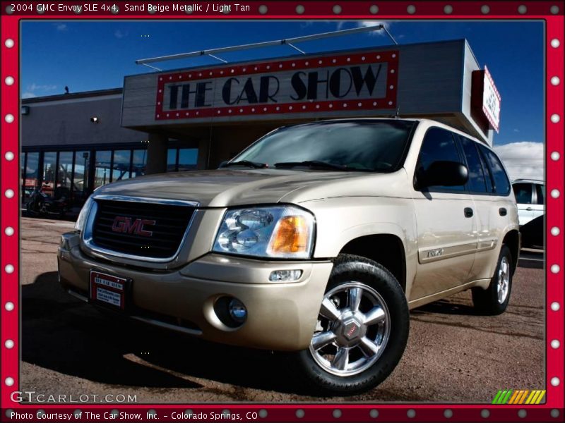 Sand Beige Metallic / Light Tan 2004 GMC Envoy SLE 4x4