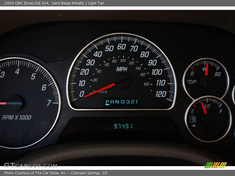 Sand Beige Metallic / Light Tan 2004 GMC Envoy SLE 4x4