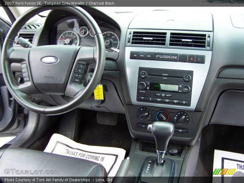 Tungsten Grey Metallic / Charcoal Black 2007 Ford Fusion SE